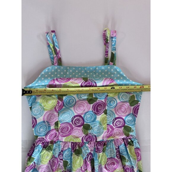Bonnie Jean Dresses Set Of 2 Girls size 16 Floral Summer Flowers Pink Purple Blu - Picture 5 of 16